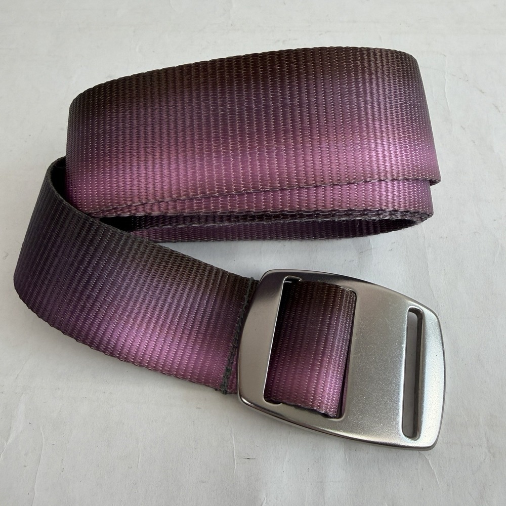 Croakies Nylon Belt Bottle Opener Buckle 49" Made in USA Gorpcore Purple Camping